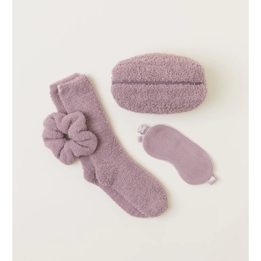 Barefoot Dreams CozyChic Eye Mask, Scrunchie and Sock Set